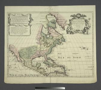 L'Amerique septentrionale: dressée sur les observations de Mrs. de l'Academie Royale des Sciences & quelques autres, & sur les memoires les plus recens / par G. de l'Isle, geographe.