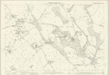 Worcestershire XXIII.2 (includes: Bentley Pauncefoot; Tutnall and Cobley) - 25 Inch Map