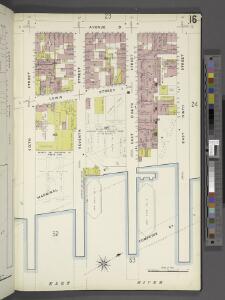 Manhattan, V. 2, Plate No. 16 [Map bounded by Avenue D, E. 9th St., Tompkins St., 6th St.]
