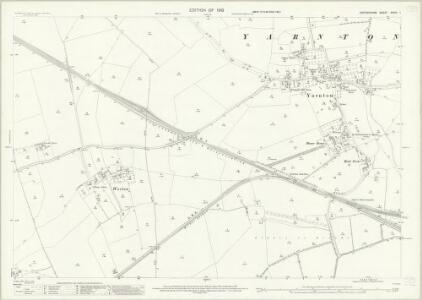 Oxfordshire XXXIII.1 (includes: Begbroke; Cassington; Gosford and Water Eaton; Yarnton) - 25 Inch Map