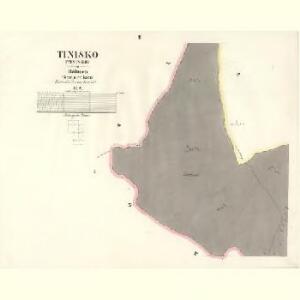 Tinisko - c8158-1-002 - Kaiserpflichtexemplar der Landkarten des stabilen Katasters