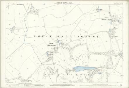 Essex (1st Ed/Rev 1862-96) XXXI.4 (includes: Great Hallingbury) - 25 Inch Map