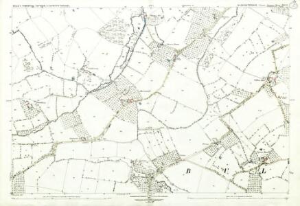 Gloucestershire XXIV.11 (includes: Churcham; Huntley; Taynton; Tibberton) - 25 Inch Map
