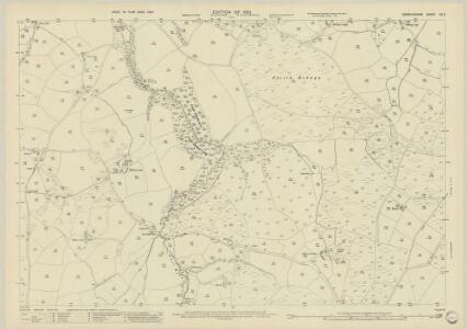 Denbighshire XII.2 (includes: Llanfair Talhaearn; Llansannan) - 25 Inch Map