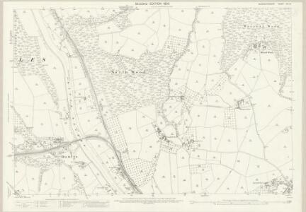 Worcestershire VIII.13 (includes: Bewdley; Kidderminster Foreign; Upper Arley; Wribbenhall) - 25 Inch Map