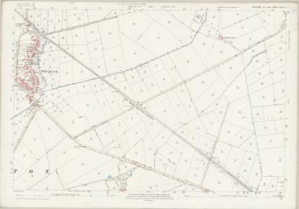 Yorkshire CXCIV.13 (includes: Londesborough; Market Weighton; Shipton Thorpe) - 25 Inch Map