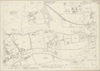 Middlesex XXV.6 & 10 (includes: East Molesey; Hanworth; Sunbury; Twickenham St Mary The Virgin; Walton Upon Thames; West Molesey) - 25 Inch Map