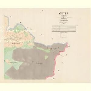Obitz (Obice) - c5364-1-002 - Kaiserpflichtexemplar der Landkarten des stabilen Katasters