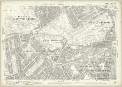 London (Edition of 1894-96) LXXV (includes: City Of Westminster) - 25 Inch Map