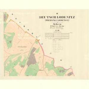 Deutsch Lodenitz - m0797-2-002 - Kaiserpflichtexemplar der Landkarten des stabilen Katasters