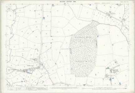 Essex (1st Ed/Rev 1862-96) LIX.8 (includes: Blackmore; Doddinghurst; Ingatestone and Fryerning; Mountnessing) - 25 Inch Map