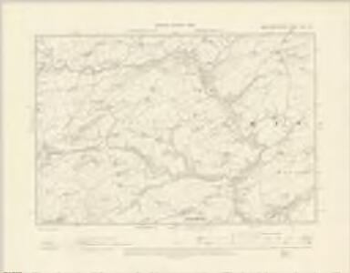Montgomeryshire XXIX.NW - OS Six-Inch Map