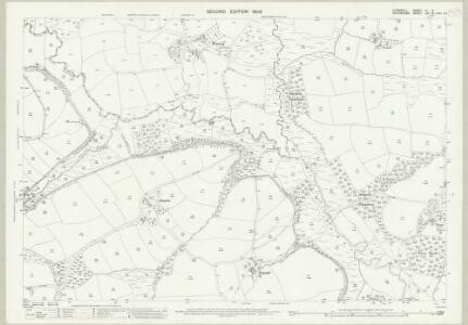 Cornwall IX.3 (includes: North Tamerton; Pyworthy; Whitstone) - 25 Inch Map
