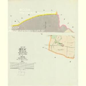 Arnau (Hostina) - c2248-1-004 - Kaiserpflichtexemplar der Landkarten des stabilen Katasters
