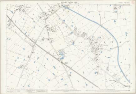 Cheshire XLVII.1 (includes: Hatton; Rowton; Saighton; Waverton) - 25 Inch Map