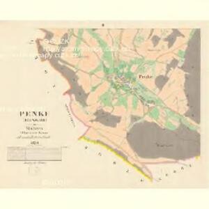 Penke (Benkow) - m0050-1-002 - Kaiserpflichtexemplar der Landkarten des stabilen Katasters
