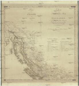 Charte des nordwestlichen Theil von Dalmatien