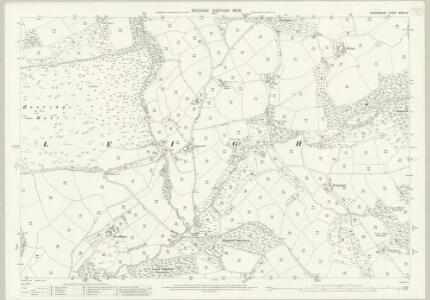 Devon XXXII.13 (includes: Chumleigh) - 25 Inch Map