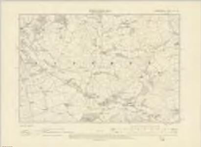 Radnorshire XV.SE - OS Six-Inch Map