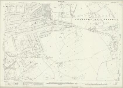 London (1915- Numbered sheets) X.6 (includes: Borough Of Greenwich) - 25 Inch Map