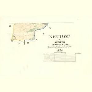 Neuhof - m2047-1-002 - Kaiserpflichtexemplar der Landkarten des stabilen Katasters