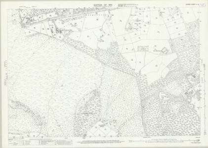 Surrey X.12 (includes: Chertsey; Chobham) - 25 Inch Map