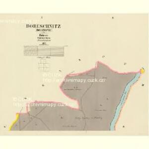 Boreschnitz (Boressnic) - c0367-1-001 - Kaiserpflichtexemplar der Landkarten des stabilen Katasters
