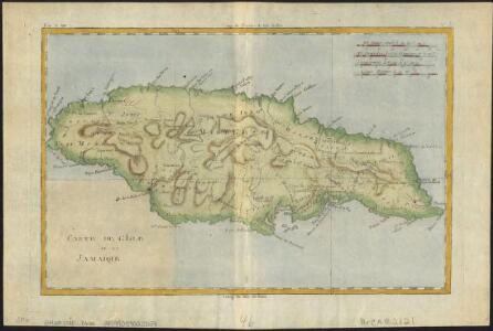 Carte de l'isle de la Jamaïque