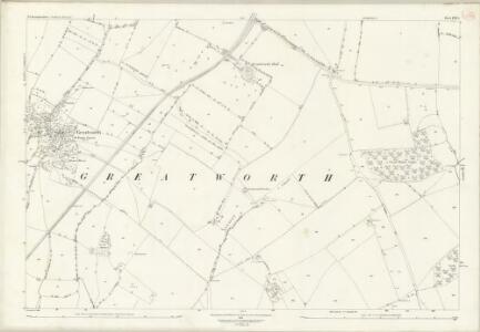 Northamptonshire LIX.5 (includes: Greatworth; Helmdon; Marston St Lawrence) - 25 Inch Map