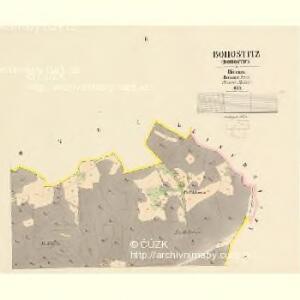 Bohostitz (Bohostice) - c0311-1-002 - Kaiserpflichtexemplar der Landkarten des stabilen Katasters