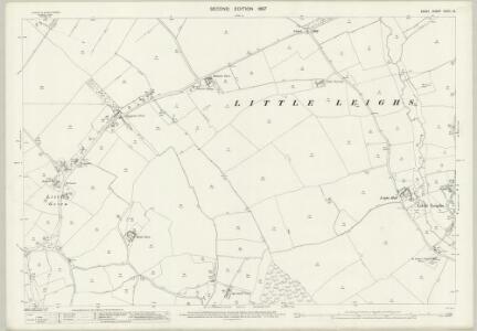 Essex (1st Ed/Rev 1862-96) XXXIII.12 (includes: Great and Little Leighs; Great Waltham) - 25 Inch Map