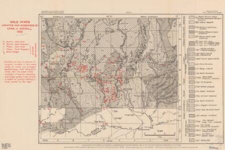 Gold Mines Located and Described by Chas. V. Averill 1933
