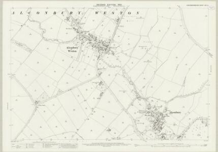 Huntingdonshire XVII.3 (includes: Alconbury Weston; Alconbury; Buckworth) - 25 Inch Map