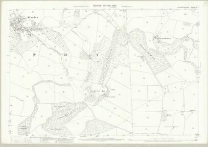 Gloucestershire XIV.9 (includes: Buckland; Cutsdean; Snowshill; Stanton; Stanway) - 25 Inch Map