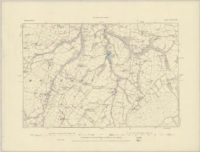 Montgomeryshire XXXVII.SE - OS Six-Inch Map