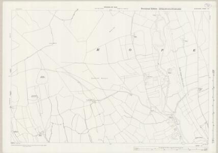 Derbyshire X.1 (includes: Castleton; Edale; Hope) - 25 Inch Map