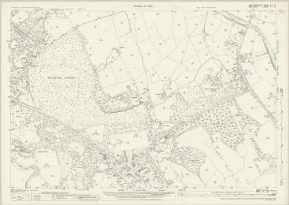 Hertfordshire XLIV.12 (includes: Bushey; Harrow; Hendon) - 25 Inch Map