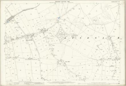 Durham XLI.9 (includes: Lynesack And Softley; Woodland) - 25 Inch Map