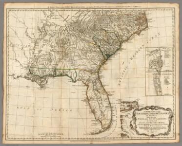 A General Map of the Southern British Colonies, in America.