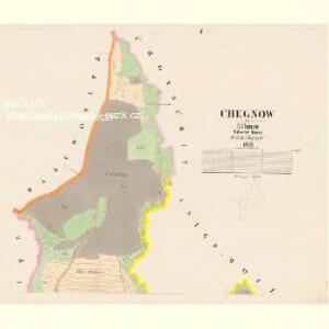 Chegnow - c2713-1-001 - Kaiserpflichtexemplar der Landkarten des stabilen Katasters