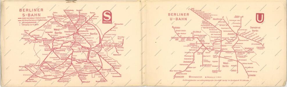 Taschenplan von Berlin