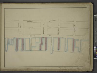 [Map bounded by Cherry St, Clinton St, Pier - Line    39-49, Pike St; Including Water St, South St, Rutgers Slip, Jefferson St]