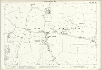 Essex (1st Ed/Rev 1862-96) XLII.2 (includes: White Roding) - 25 Inch Map