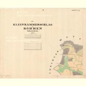 Kleinrammerschlag - c4458-1-001 - Kaiserpflichtexemplar der Landkarten des stabilen Katasters