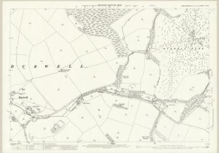 Lincolnshire LXV.3 (includes: Authorpe; Belleau; Burwell; Muckton; Swaby) - 25 Inch Map