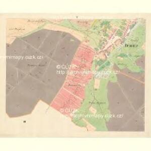 Teinitz (Tinec) - m3185-1-005 - Kaiserpflichtexemplar der Landkarten des stabilen Katasters