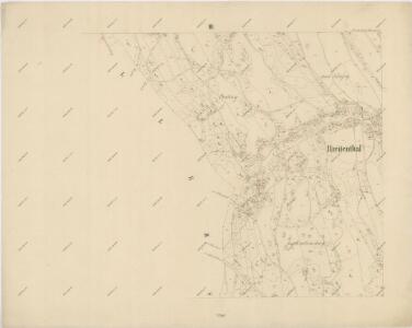 Indikační skica mapy stabilního katastru pro obec Široký Důl III