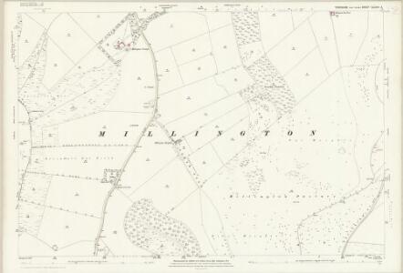 Yorkshire CLXXVI.4 (includes: Bishop Wilton; Huggate; Millington; Warter) - 25 Inch Map