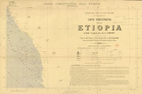 Carta dimostrativa della Etiopia (Sheet 1)