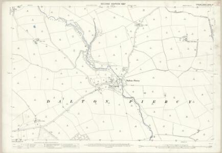 Durham XXXVII.13 (includes: Brierton; Dalton Piercy; Elwick Hall; Elwick) - 25 Inch Map